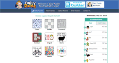 Desktop Screenshot of dailypuzzle.com